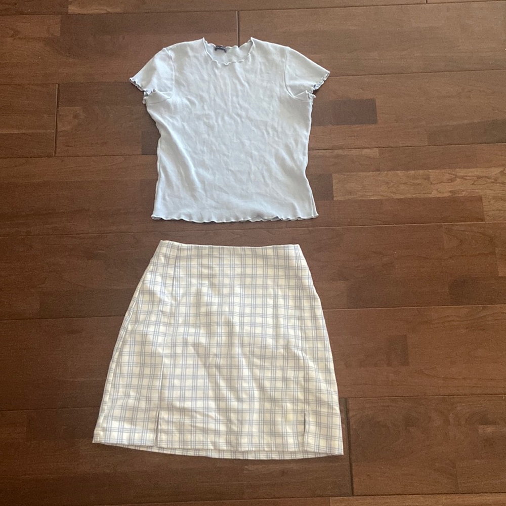 Blue Brandy Melville shirt xs